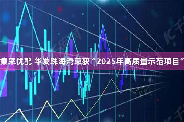集采优配 华发珠海湾荣获“2025年高质量示范项目”
