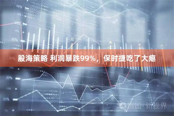 股海策略 利润暴跌99%，保时捷吃了大瘪